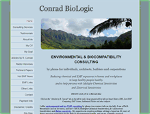 Tablet Screenshot of conradbiologic.com